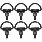 6 x Steel Cargo Hooks for Ford Transit 150 250 350 Van (2014-2023)