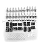 Fairing Bolts Kit for Yamaha YZF R1 (2000–2001) - Silver Fasteners