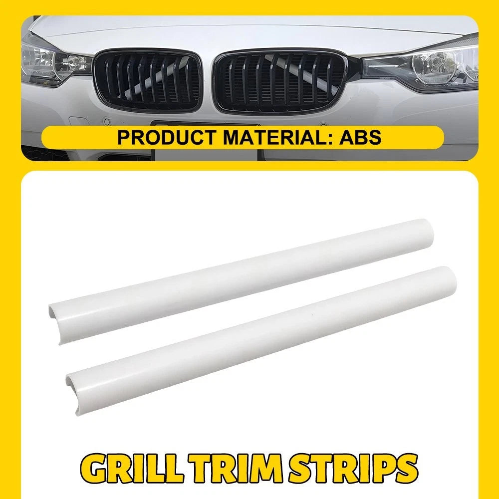 Front V Brace Grill Trim Strips for BMW 1 2 3 4 Series (F20 F30)