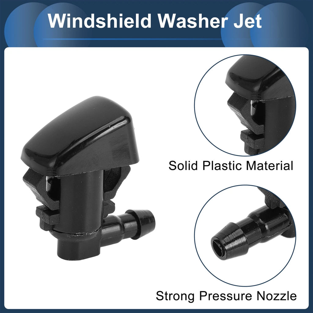 Windshield Washer Nozzle Set with Jet Hose Connector for Ford Edge (2007–2011)
