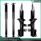 Full Set Front Rear Shocks Struts for Kia Rio (2002–2005)
