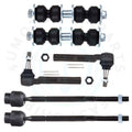 Set of 6 Front Inner Outer Tie Rods for Chevy Malibu (2004–2008)