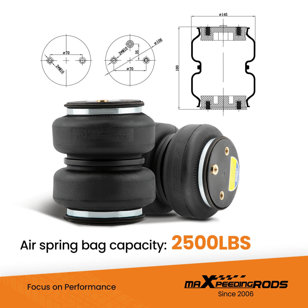 Rear Air Spring Suspension Kit for Dodge Ram 1500 (2019-2024)