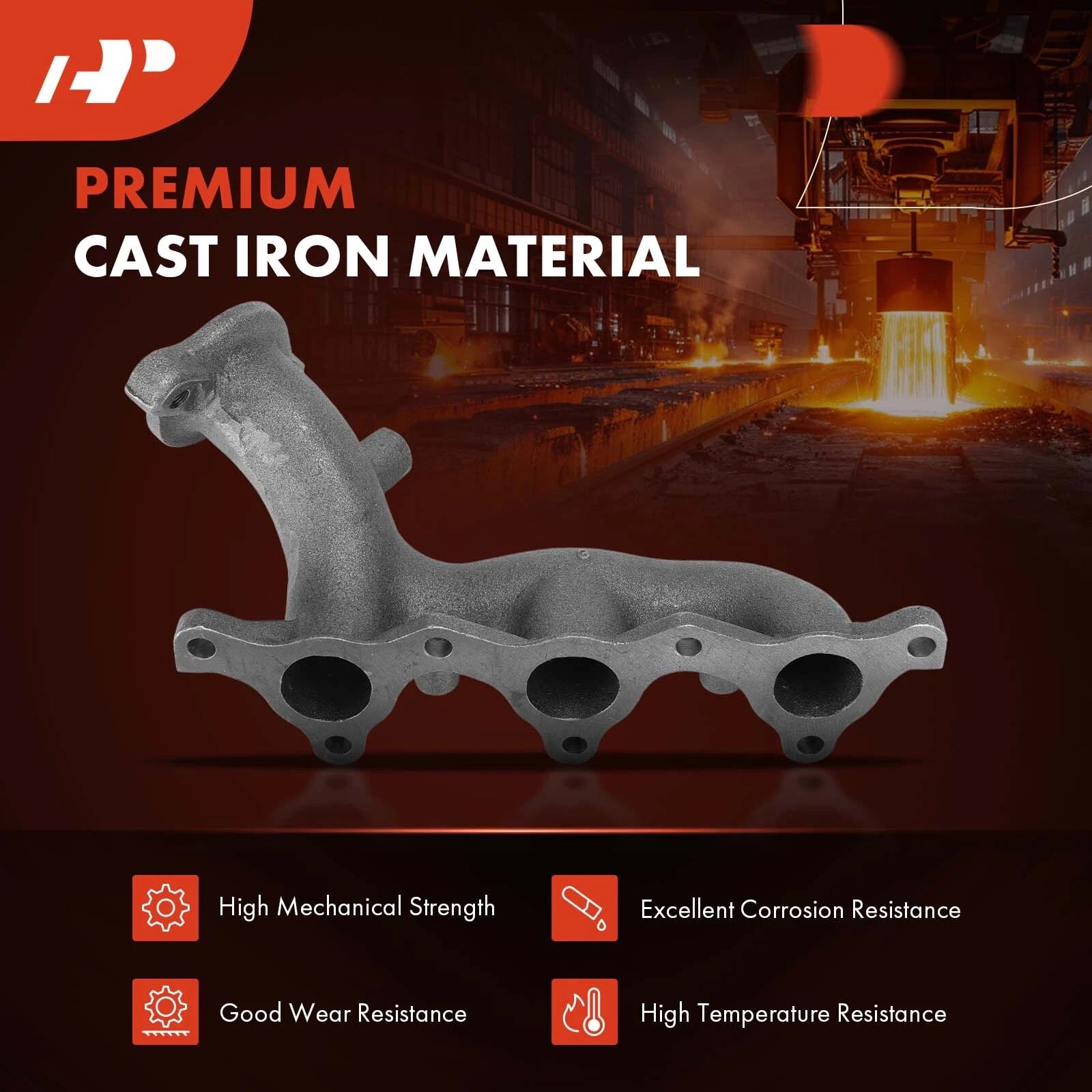 Exhaust Manifold for Mitsubishi Montero (2001–2002) V6 3.5L
