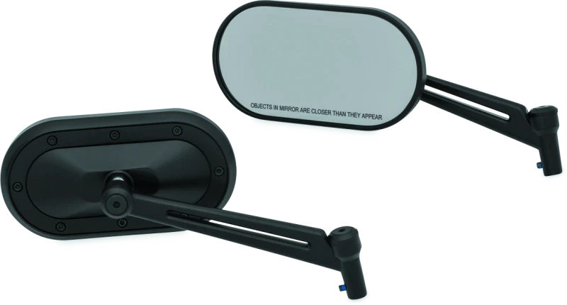 Kuryakyn Heavy Industry Mirrors Black for Harley-Davidson (1737)