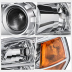 Driver Side Projector Headlight Lamp Chrome for Honda Pilot (2006–2008)