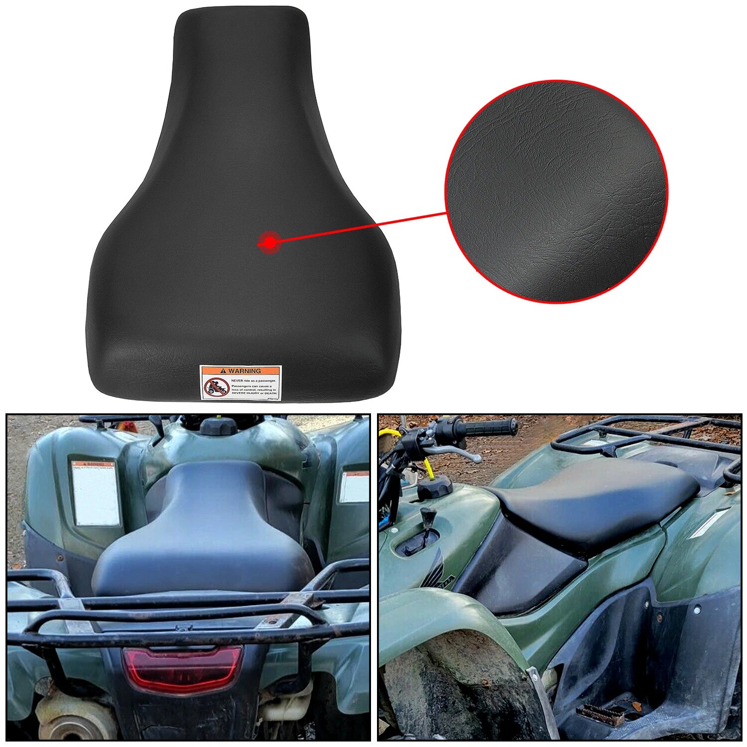 Complete Seat for Honda TRX 420 & FA FPA Rancher (2007–2014)