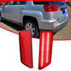 2X LED Rear Bumper Reflectors for GMC Terrain (2016–2017)