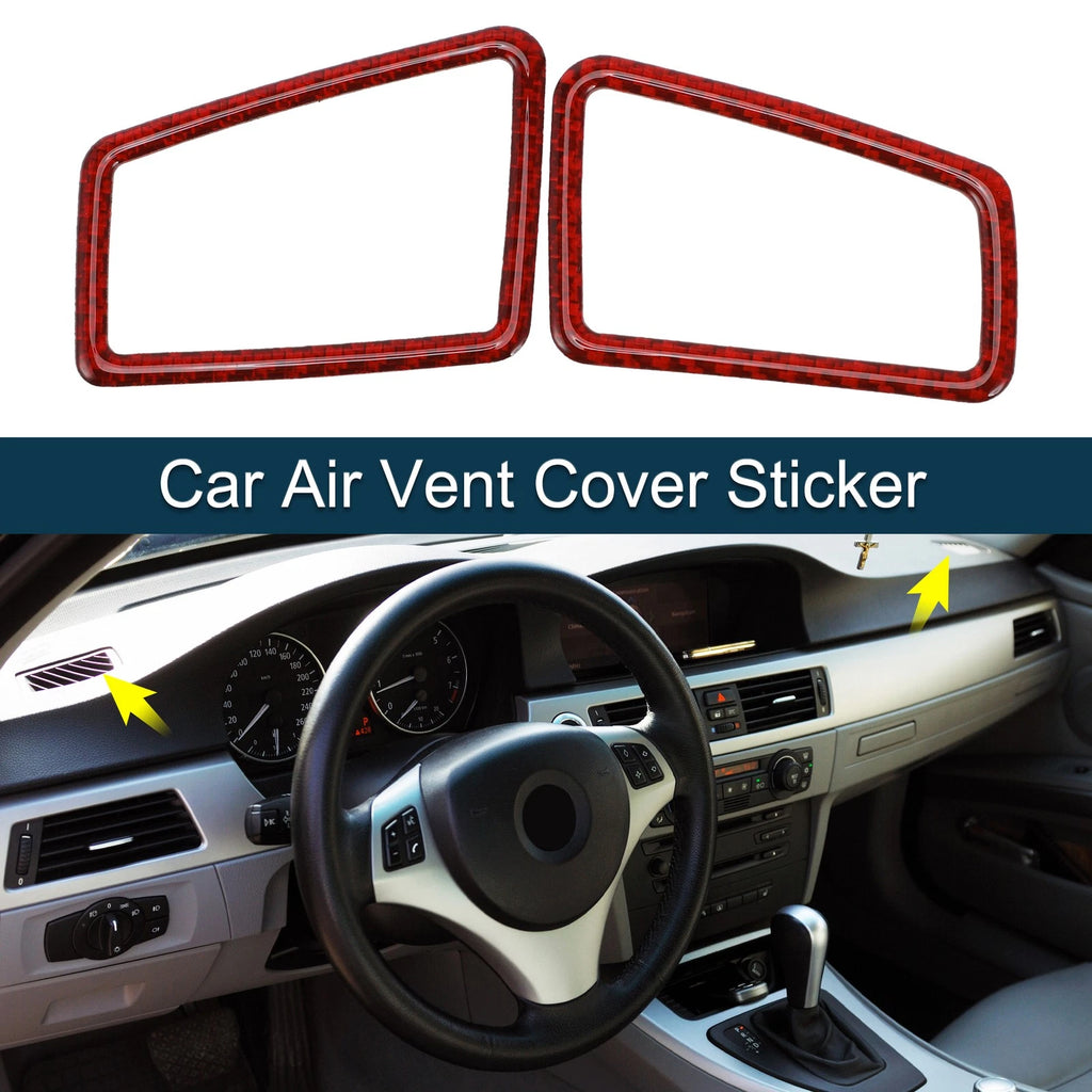 Air Vent Cover Sticker Set of 2 for BMW 3 Series E90 E92 E93 (2005–2012)