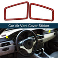 Air Vent Cover Sticker Set of 2 for BMW 3 Series E90 E92 E93 (2005–2012)