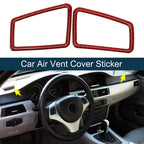 Air Vent Cover Sticker Set of 2 for BMW 3 Series E90 E92 E93 (2005–2012)