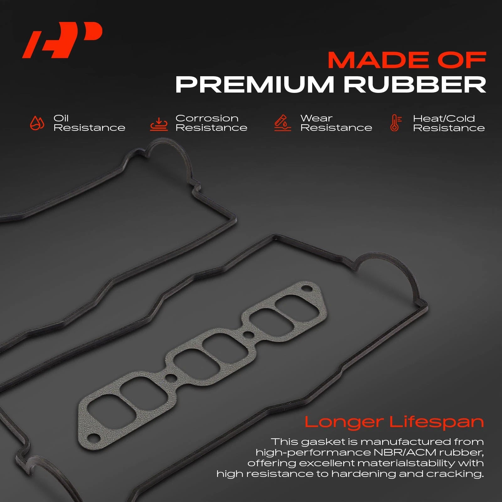 Engine Valve Cover Gasket Set for Toyota Camry (1988–1991)