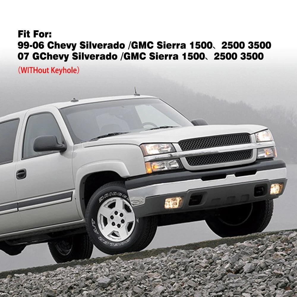 Chrome Tailgate Handle Cover for Chevy GMC Sierra Silverado 1500 (1999-2006)