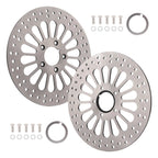 Set of 2 Front & Rear 11.5" Brake Rotors for Harley Touring (2000–2007)