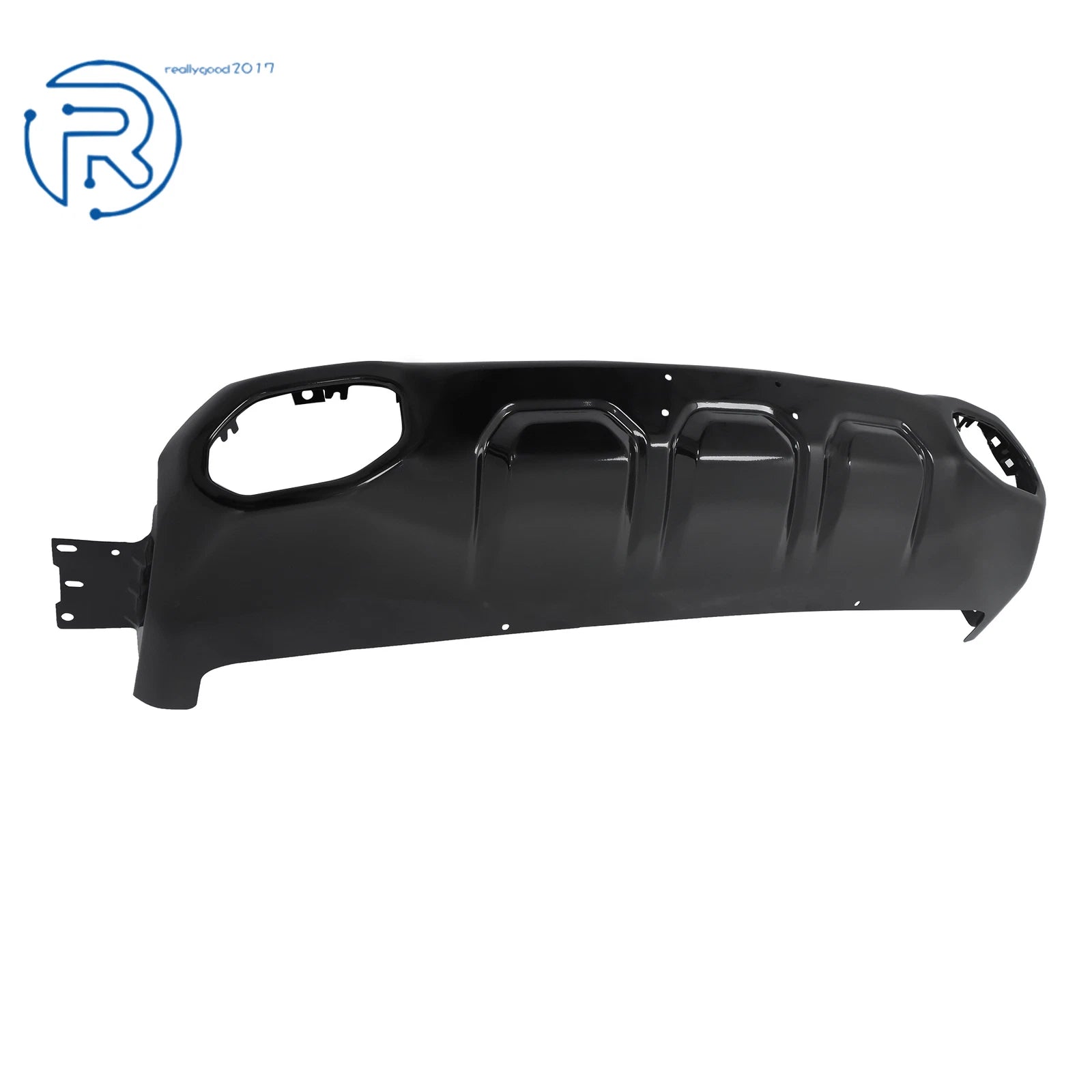 Front Bumper Lower Guard for Ram 1500 Rebel (2019-2024) Steel Black