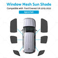 6X Foldable Window Mesh Sun Shade for Ford Everest UA (2015–2022)