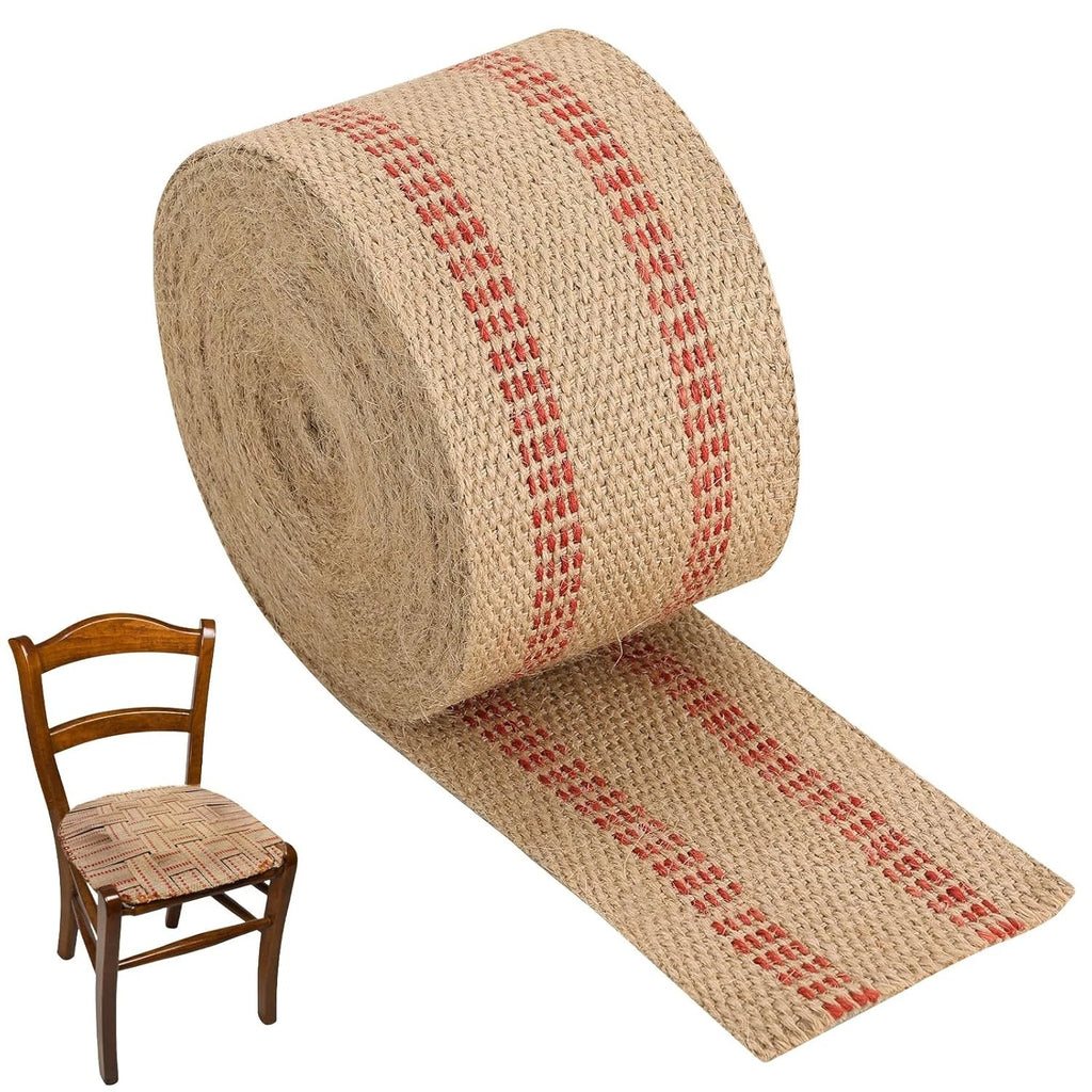 1PC Heavy Duty Jute Webbing Tape 3.5" x 10 Yd for Chair Repair