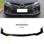 3PCS Front Bumper Lip for Infiniti Q50 (2014–2018) Painted Black