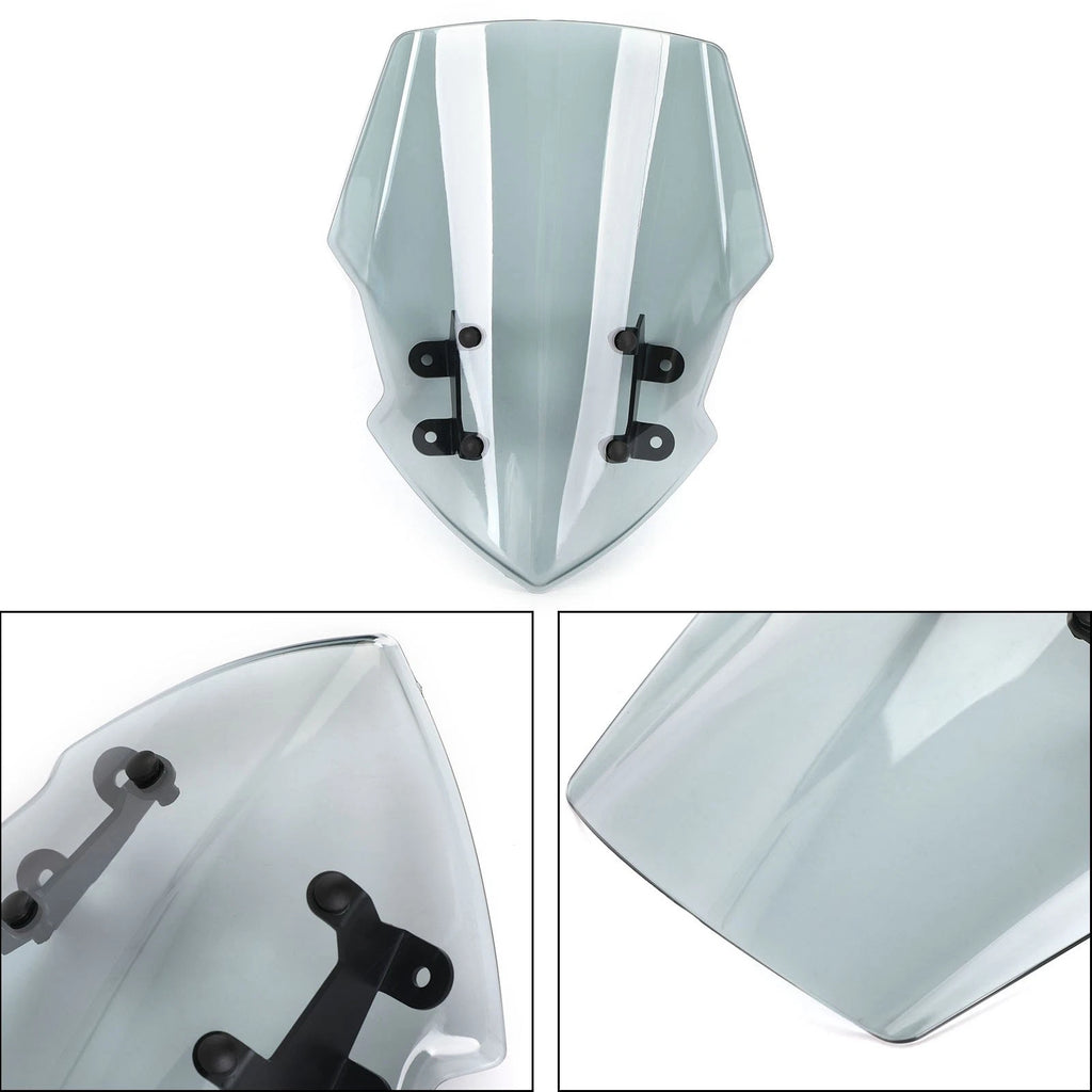 ABS Plastic Windshield for Yamaha MT-15 (2018–2020) Gray