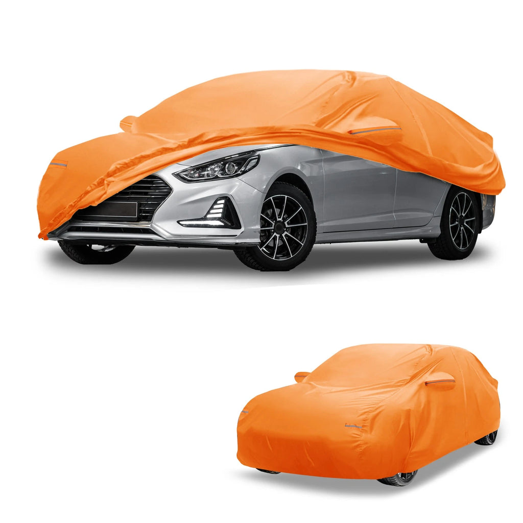 Waterproof Car Cover for Hyundai Sonata (210D-PU, Orange)