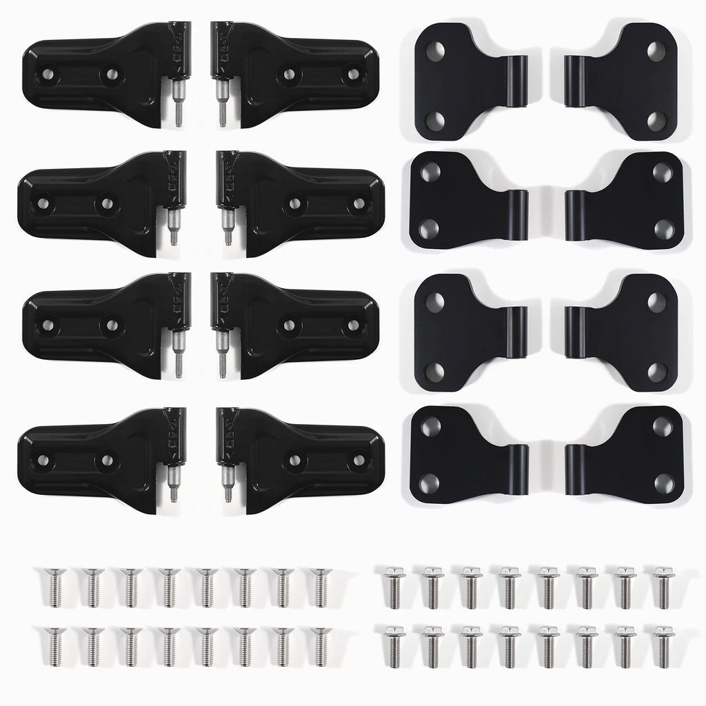 16X Door Hinges for Jeep Wrangler JL (2018–Present) Powder Coat