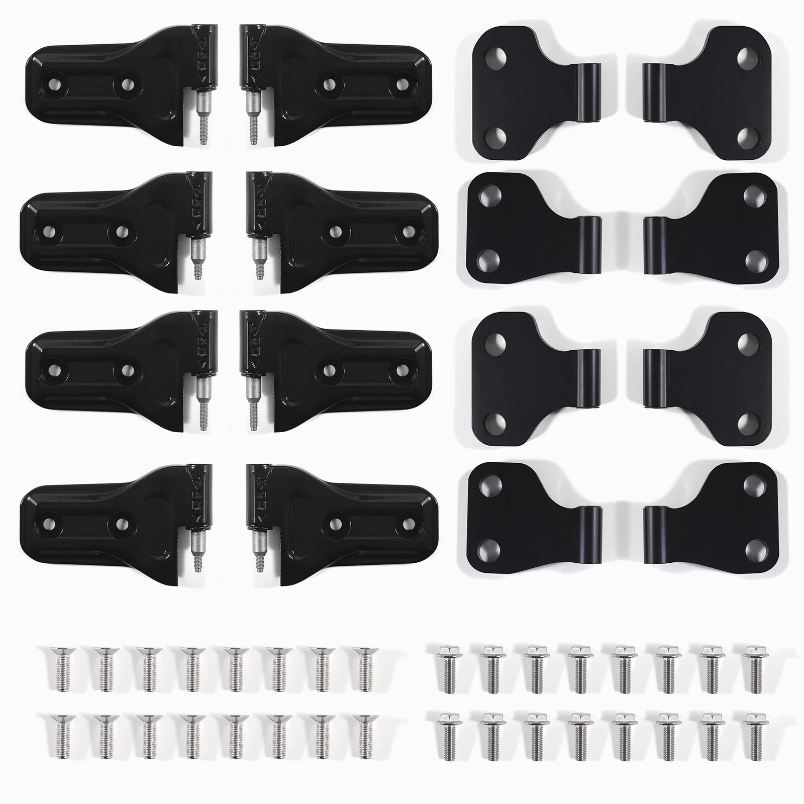 16X Door Hinges for Jeep Wrangler JL (2018–Present) Powder Coat