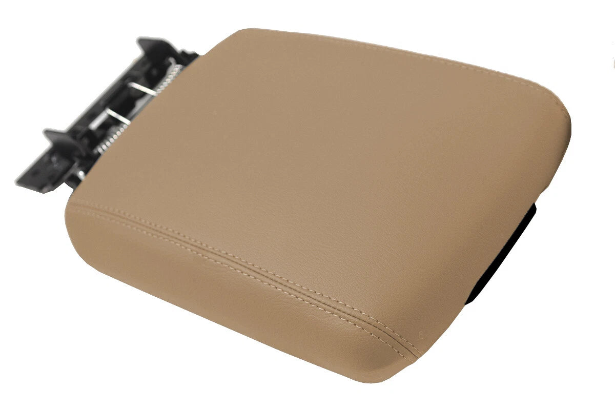 Leather Console Lid Armrest Cover for Kia Telluride (2020) - Beige