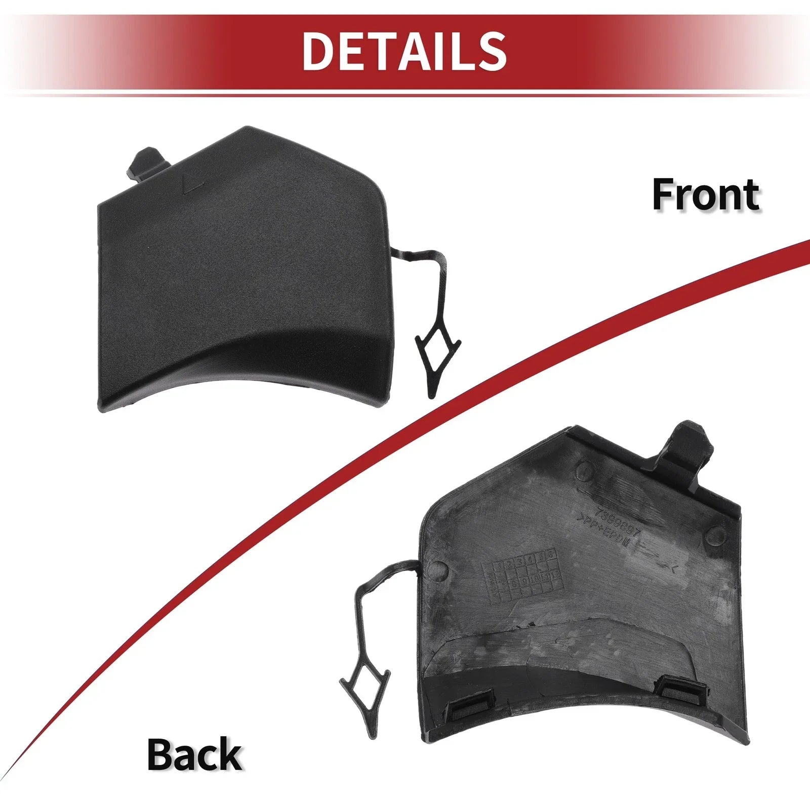 Tow Hook Cover Cap for BMW X3 G01 G08