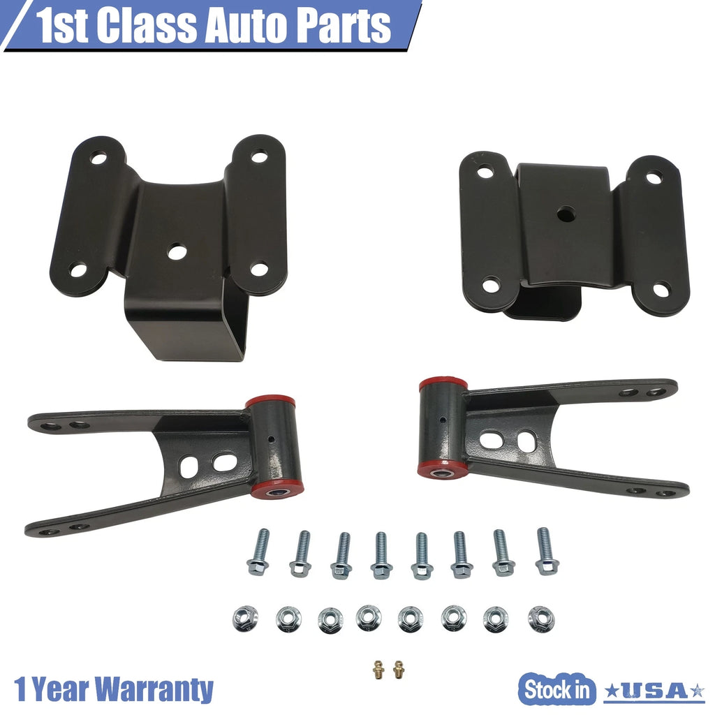 2"-4" Drop Shackles Lowering Kit for Dodge RAM 2500 3500 (1994-2002)