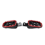 Rear Foot Pegs for Harley Electra Glide Classic Black/Red