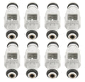 Set of 8 Bosch Fuel Injectors for Mercedes C140 C208 C215 R129 W163 W210 W220 V8
