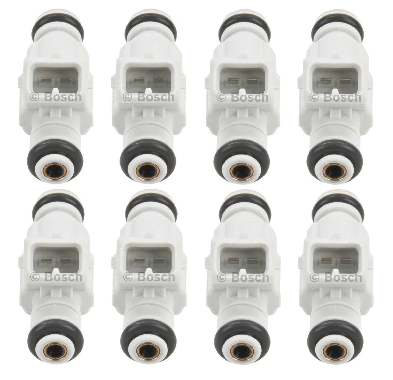Set of 8 Bosch Fuel Injectors for Mercedes C140 C208 C215 R129 W163 W210 W220 V8
