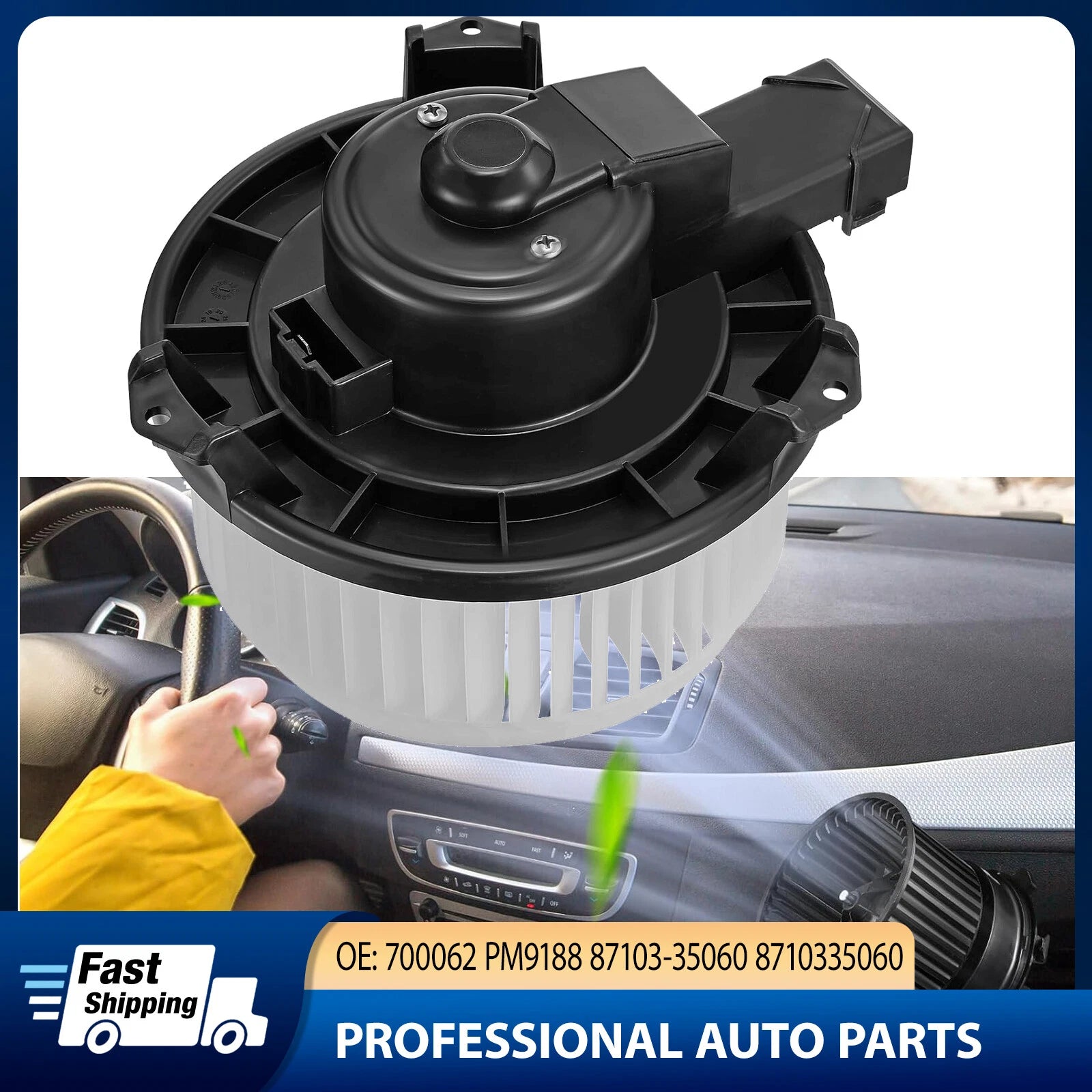AC Fan HVAC Heater Blower Motor for Toyota 4Runner (2003–2009)