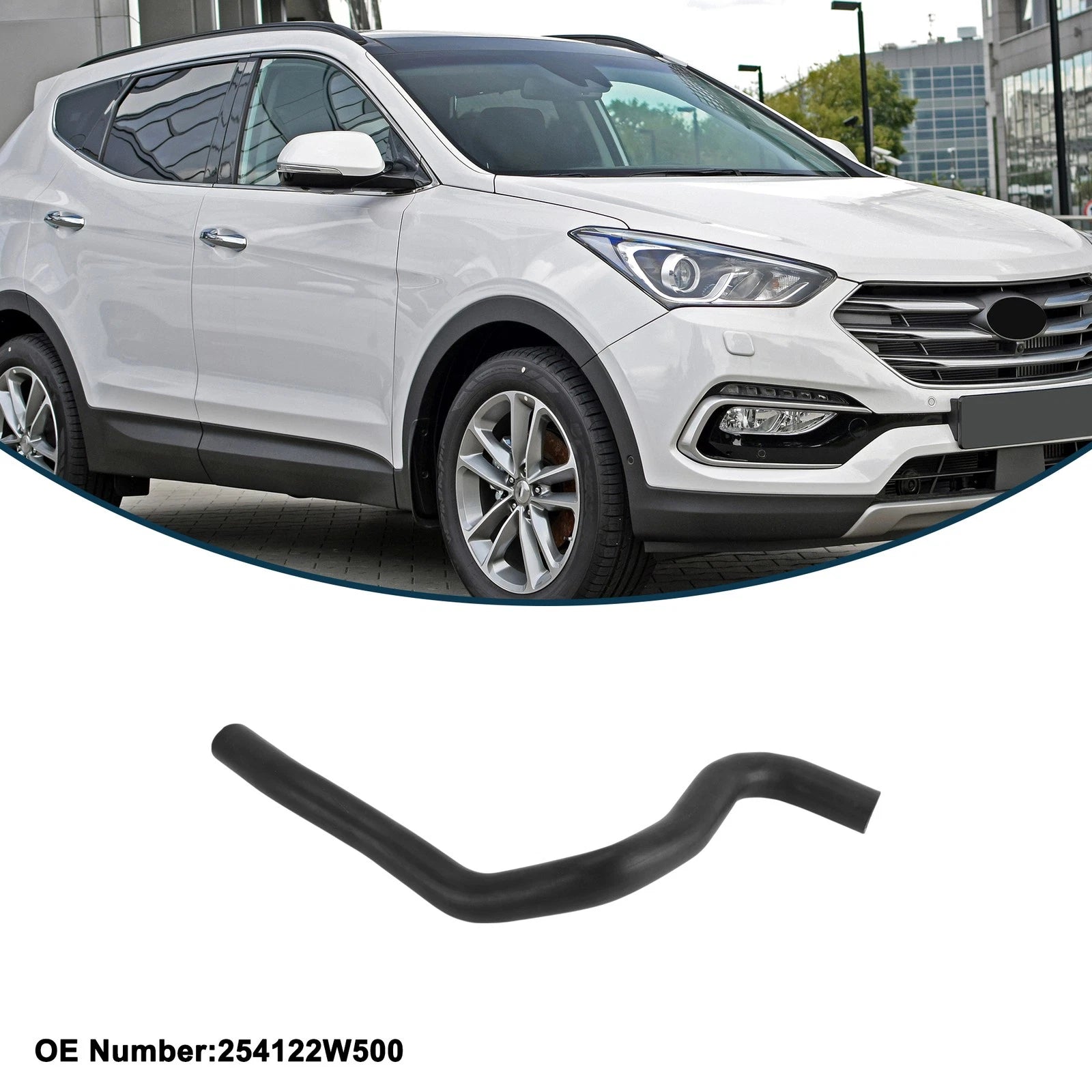 Radiator Hose No. 254122W500 for Hyundai Santa Fe (2015) Rubber