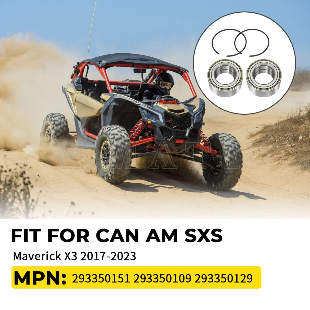 Pair Wheel Bearings for Can-Am Maverick X3 (2017–2023) #293350151 #293350109