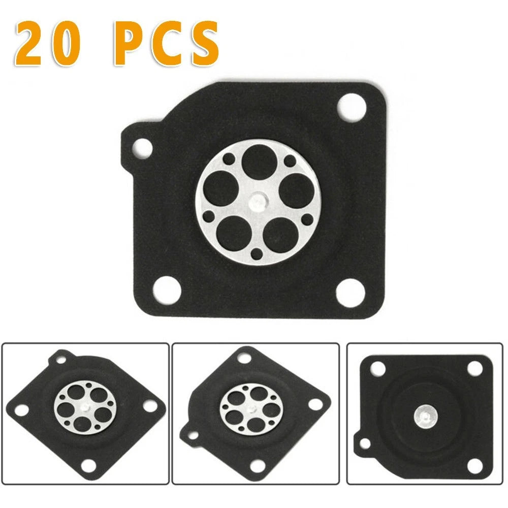 20x Carburetor Metering Diaphragm Repair Kits for Zama C1U (Replace A015010)
