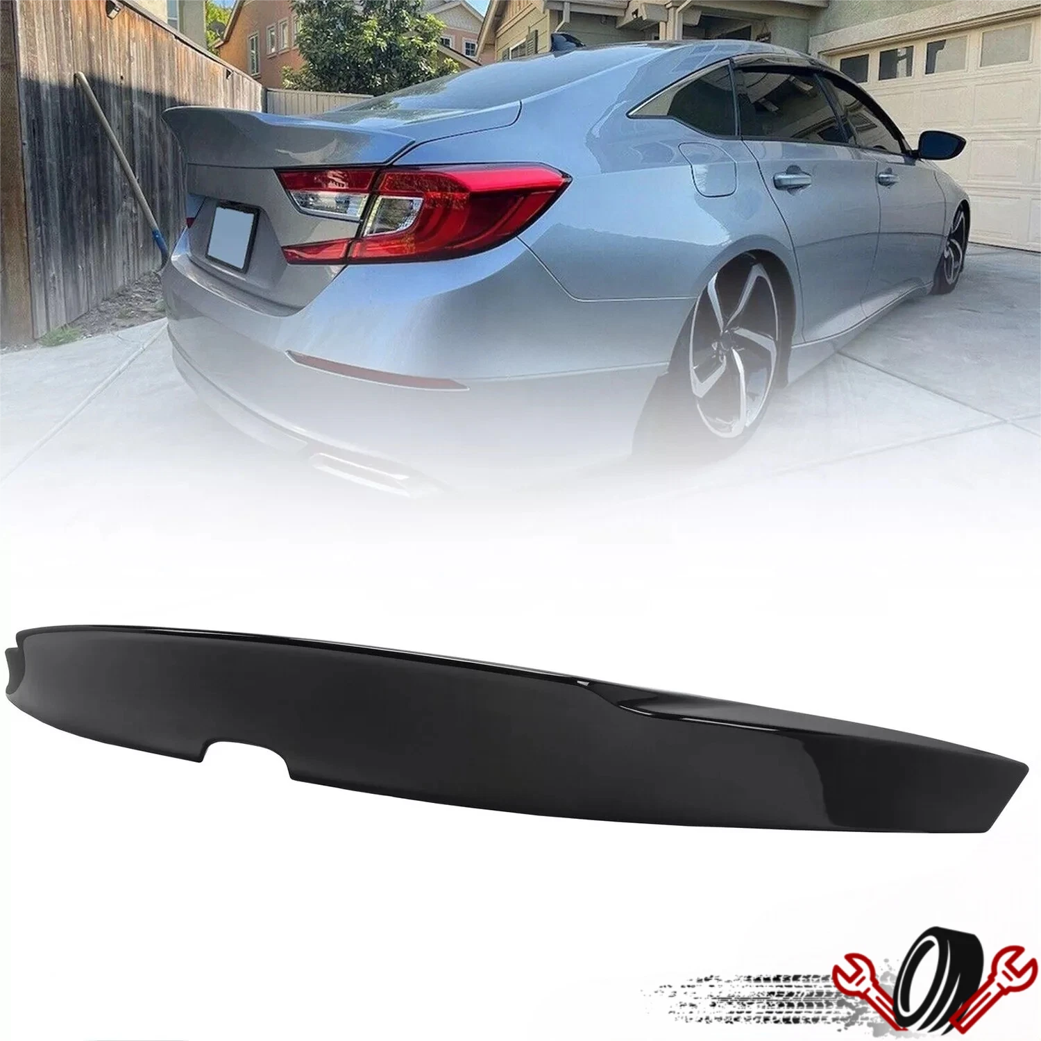 Duckbill Trunk Lid Spoiler Wing for Honda Accord Sedan (2018–2022)