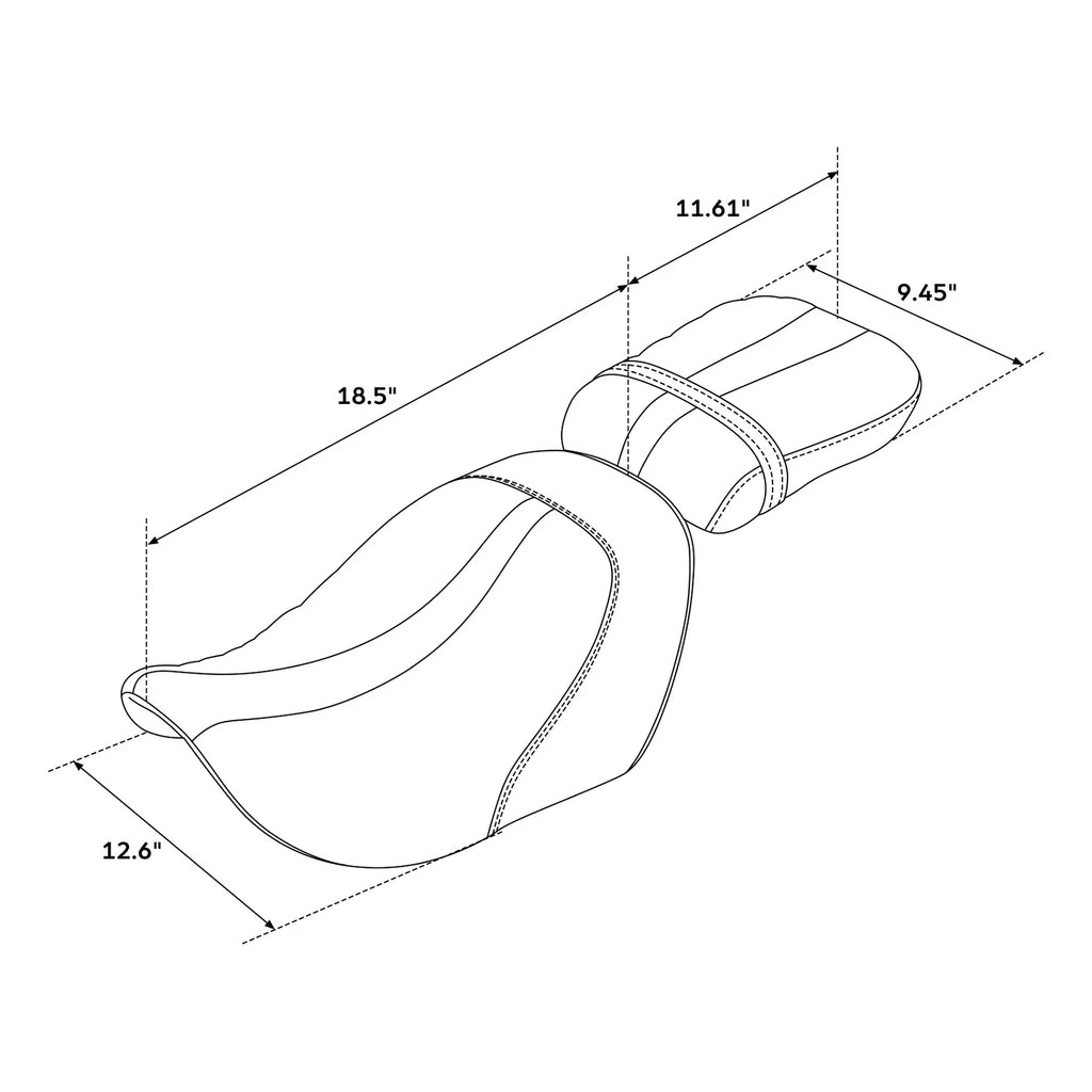 Driver & Passenger Seats for Harley Nightster RH975, RH975S (2022–2025)