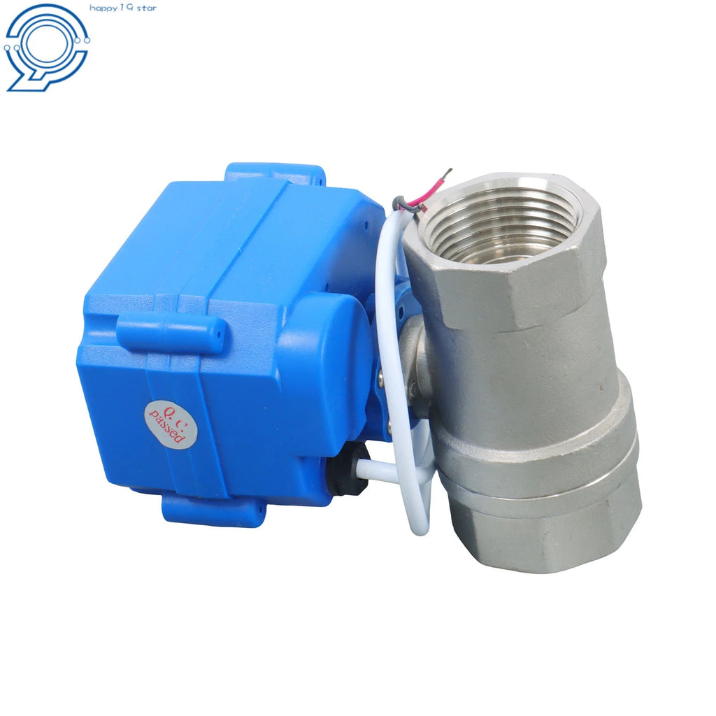 Electric Ball Valve for 9-24V Systems (3/4 Inch, Normally Closed)