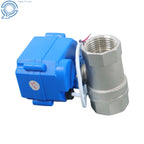Electric Ball Valve for 9-24V Systems (3/4 Inch, Normally Closed)