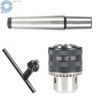 Tail Stock Drill Chuck Tool with MT2 Arbor for Mini Metal Lathe (MT2)