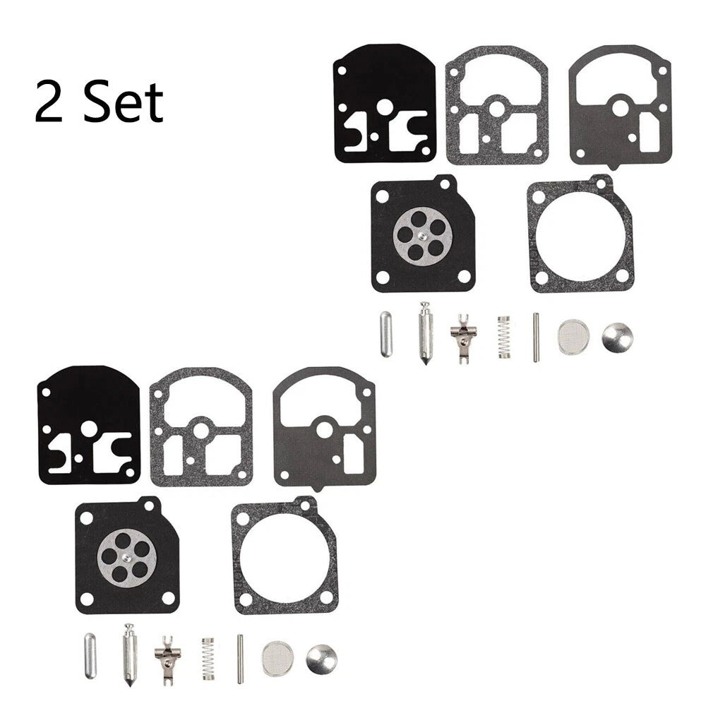 2X Chainsaw Carburetor Carb Kit for Homelite 330 Series (RB-3, C1S-H2A)