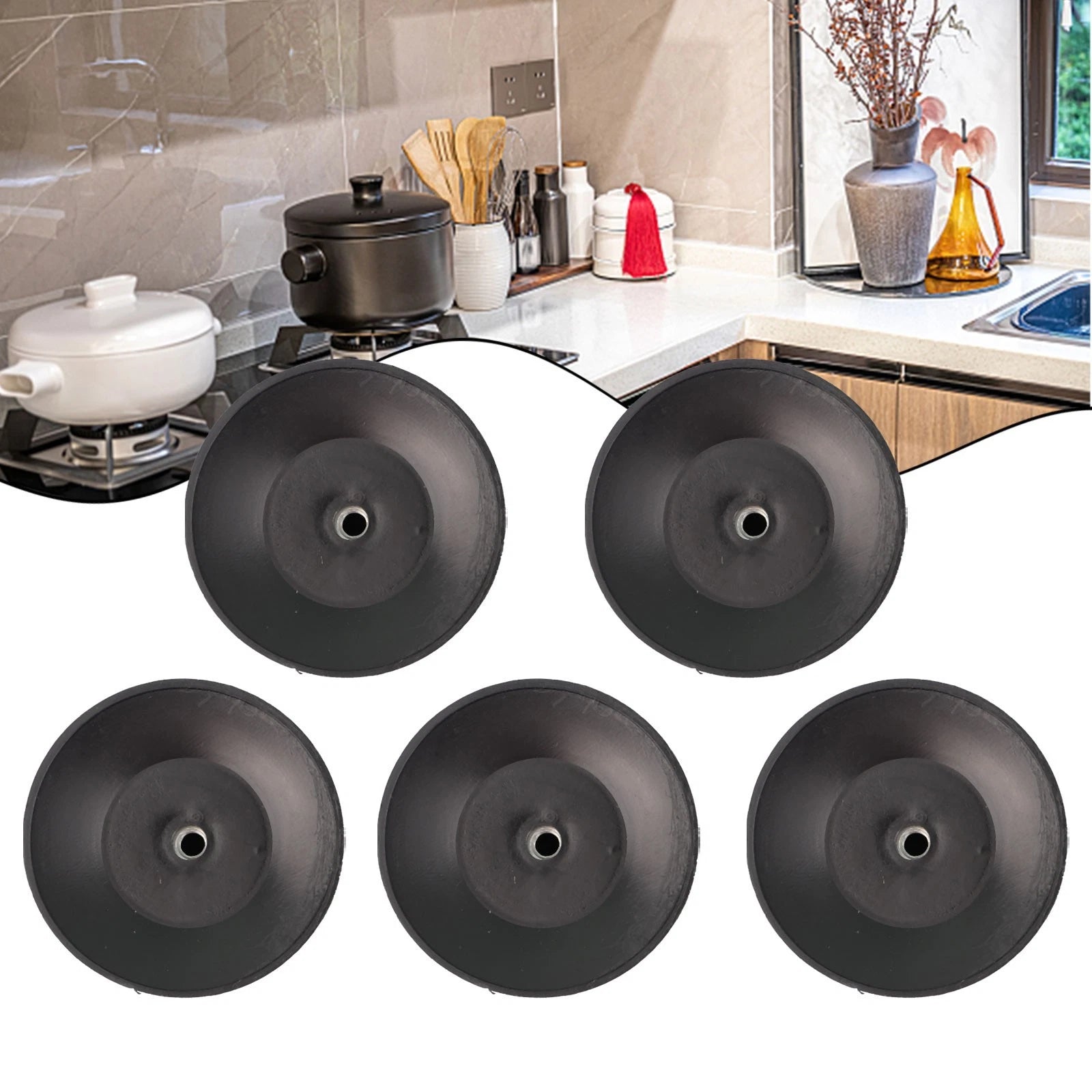 Set of 5 Pot Pan Lid Handles Replacement Knobs for Kitchen Cooking