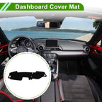 Dash Cover for Mazda MX-5 (2015–2022) Polyester Black Gray Edge