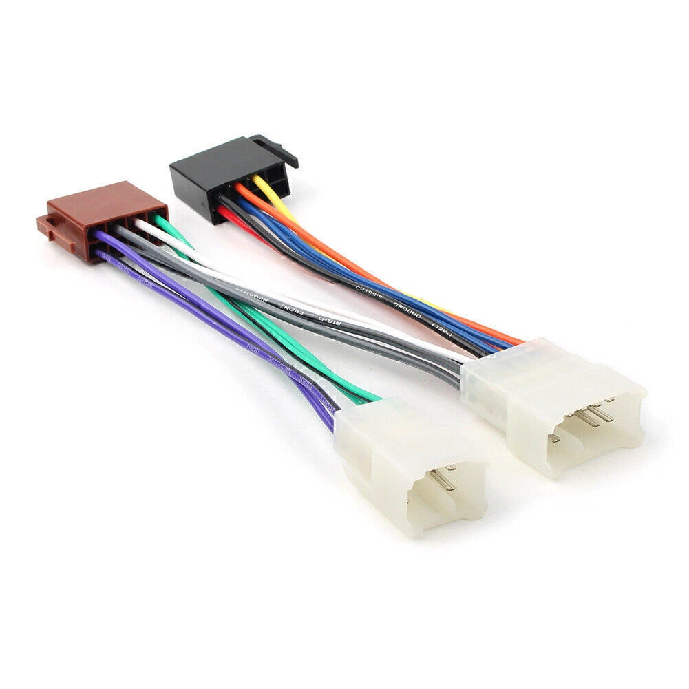 Double Din Dash Facia Kit + ISO Wiring Harness for Toyota