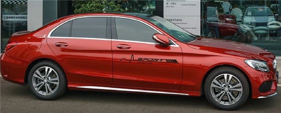 Racing Sport Vinyl Decal Stickers for Universal Car Door Body Kit