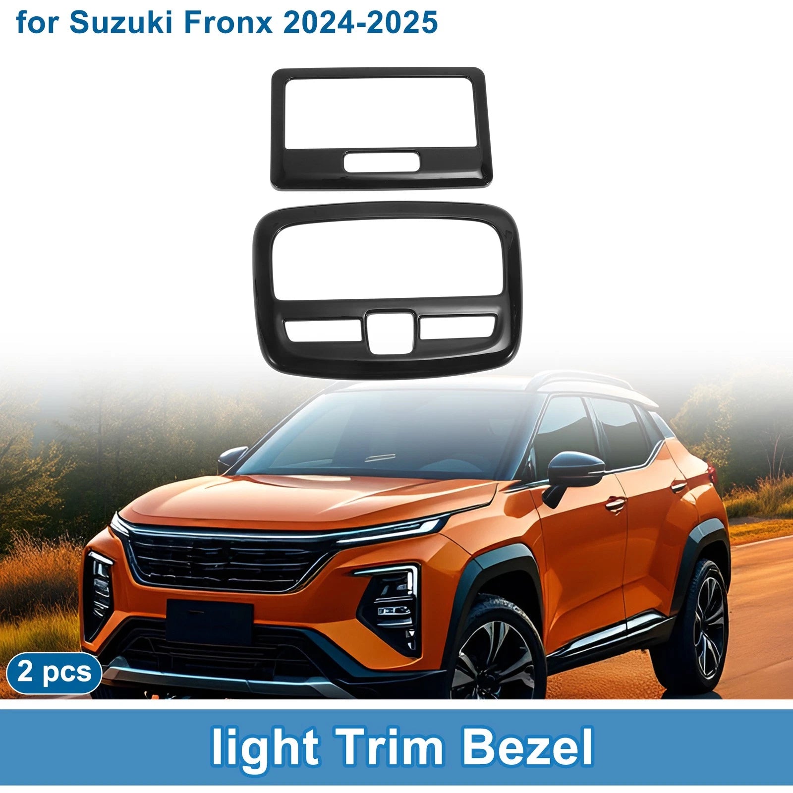 Light Trim Bezel for Suzuki Fronx (2024–2025) Black