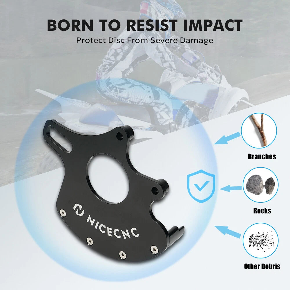 Brake Caliper Bracket Rotor Disc Protector for Yamaha Raptor 700 700R (2013–2026)