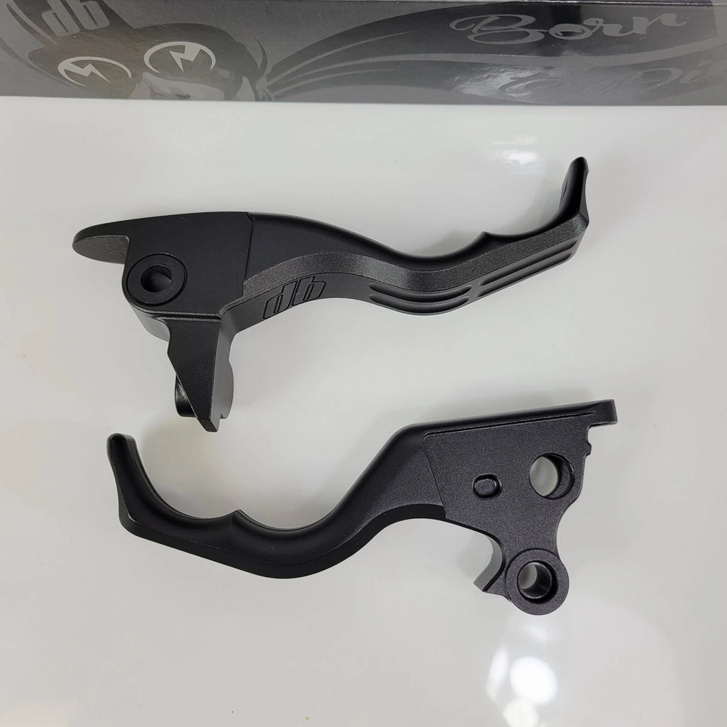 Dangerboy Short Style Lever Set for Harley Touring (2021–2023) T6061 Stealth Black