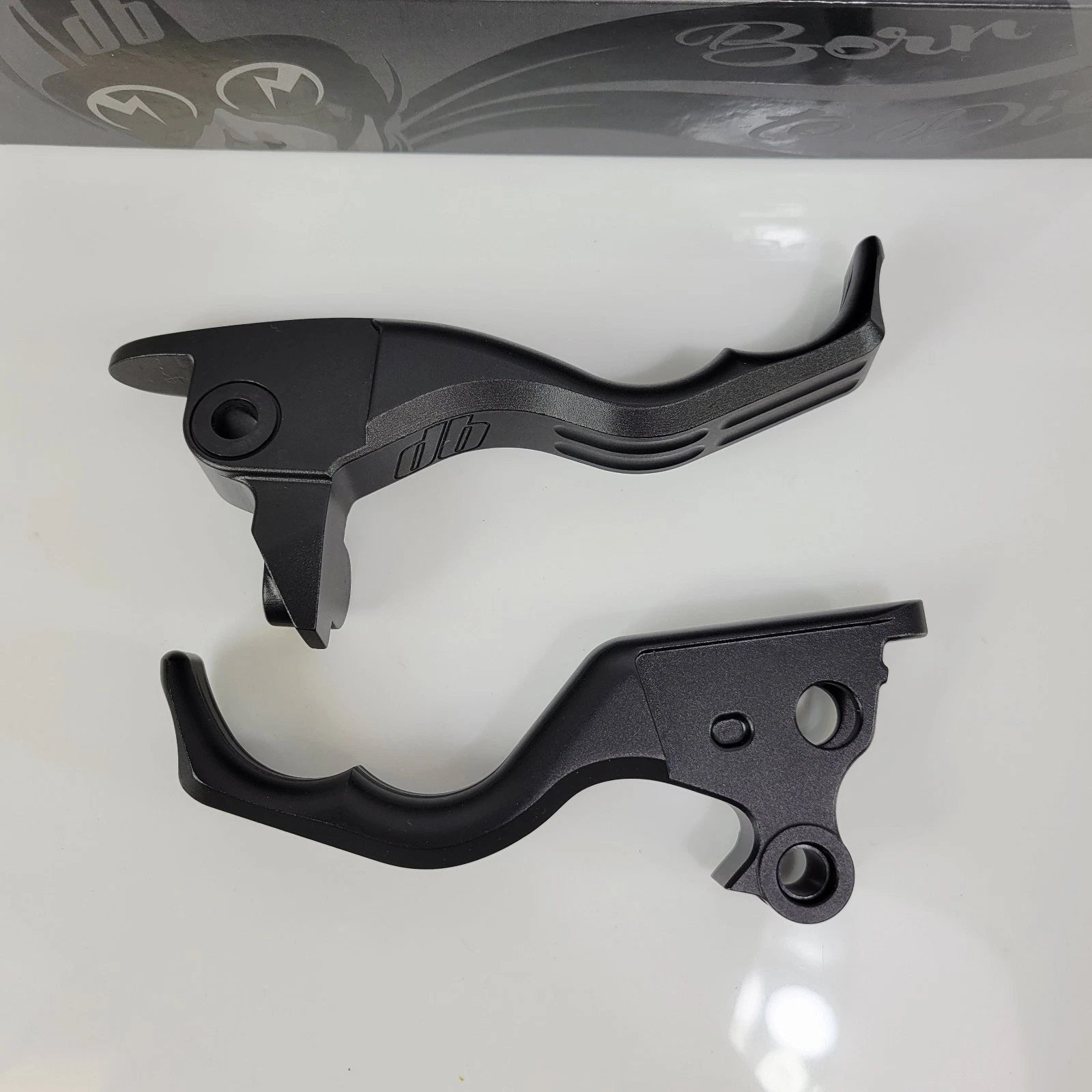 Dangerboy Short Style Lever Set for Harley Touring (2021–2023) T6061 Stealth Black